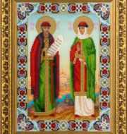 ЦМ-1558 "Икона Святых Петра и Февронии" фото 1