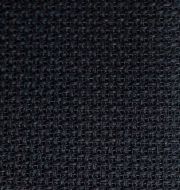 Канва Zweigart 3251 Аида (100% хлопок), цвет 720-черный, ширина 110см, 16ct-64кл/10 см фото 2