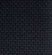 Канва Zweigart 3251 Аида (100% хлопок), цвет 720-черный, ширина 110см, 16ct-64кл/10 см фото 2