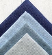 Канва Zweigart 3793 FineAIDA(100% хлопок) цвет 503-голубая, шир 110 18ct-70кл/10см фото 4