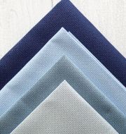 Канва Zweigart 3793 FineAIDA(100% хлопок) цвет 589-т.синий, шир 110 18ct-70кл/10см фото 4