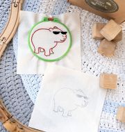 HP-005 Детский набор для вышивки с трафаретом 5 дизайнов фото 3