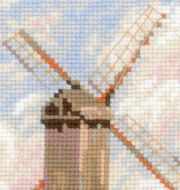 1702 "Ветряная мельница в Кноке" по мотивам картины К. Писсарро фото 2