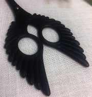Винтажные ножницы Крылья, черные фото 4