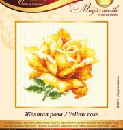 150-005 Желтая роза фото 4