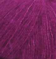 Пряжа DROPS Brushed Alpaca Silk Цвет.09 Purple/фиолет фото 1