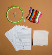 HP-006 Детский набор для вышивки с трафаретом 5 дизайнов "Фея" фото 7