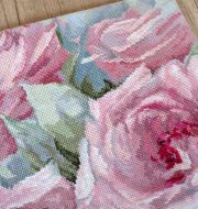 928 - Бледно-розовые розы фото 2