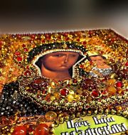 7757 Царица Небесная. Икона Казанской Божией Матери "Образа в каменьях" фото 2