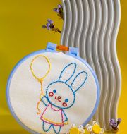 HP-013 Детский набор для вышивки с трафаретом 5 дизайнов "Мишка" фото 1