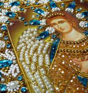 И-18а Образ Ангела Хранителя (золото) - набор фото 12