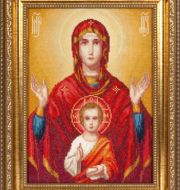 CM-1333 Икона Божией Матери Знамение фото 1