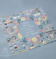 0225-ММД-СБ Буклет для вышивания со схемами Метрики для мальчиков и девочек фото 1