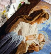 G617 Дева Мария с Младенцем (Luca-S) фото 6