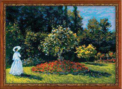 1225 "Дама в саду" по мотивам картины К.Моне