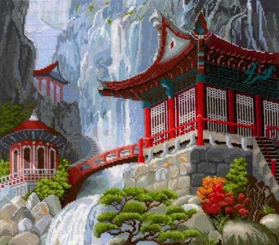 В-12 Водопад и пагода