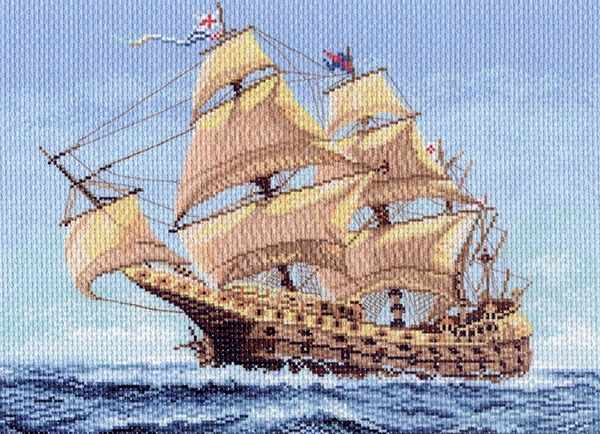 1148 Морской странник - рисунок на канве (МП)