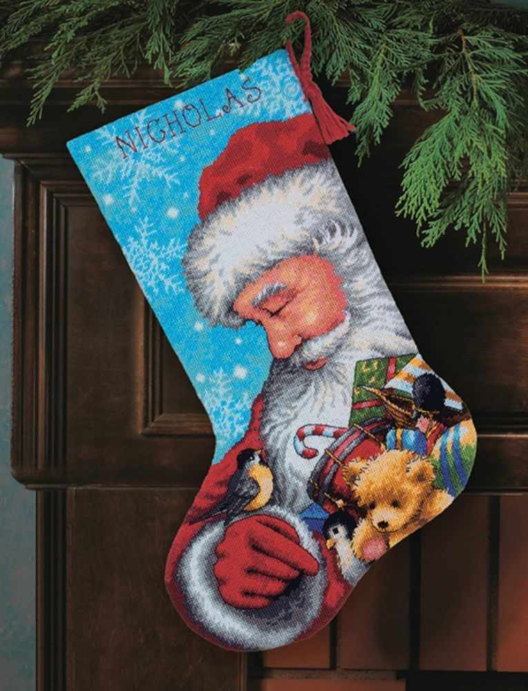 9145 DMS Santa and Toys Stocking