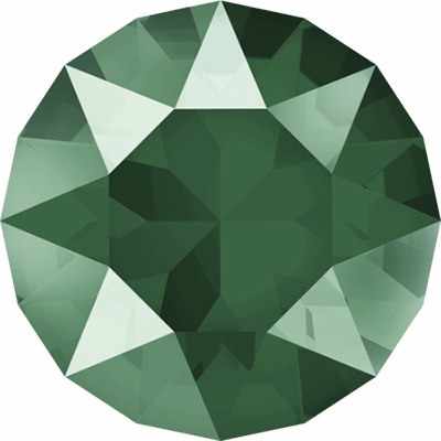 1088 SS39 Стразы "Сваровски" Crystal AB 8.16 мм, зеленый лак. (royal green L109S)