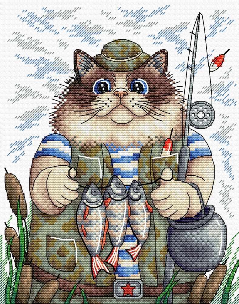 Вышивка охота