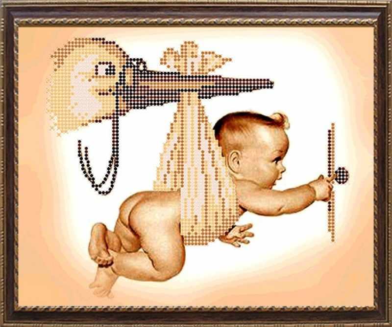 Икона с аистом