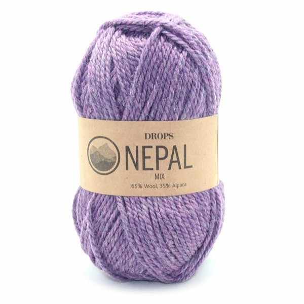 Пряжа DROPS Nepal Цвет.4434m Purple/пурпурный