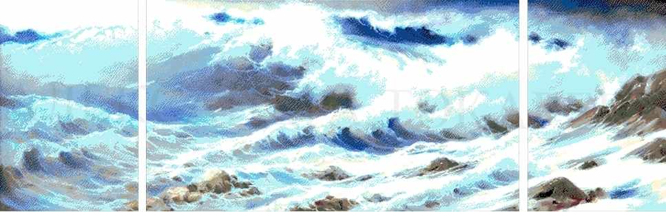 26-5418-НБТ "Бушующее море" - набор для вышивания