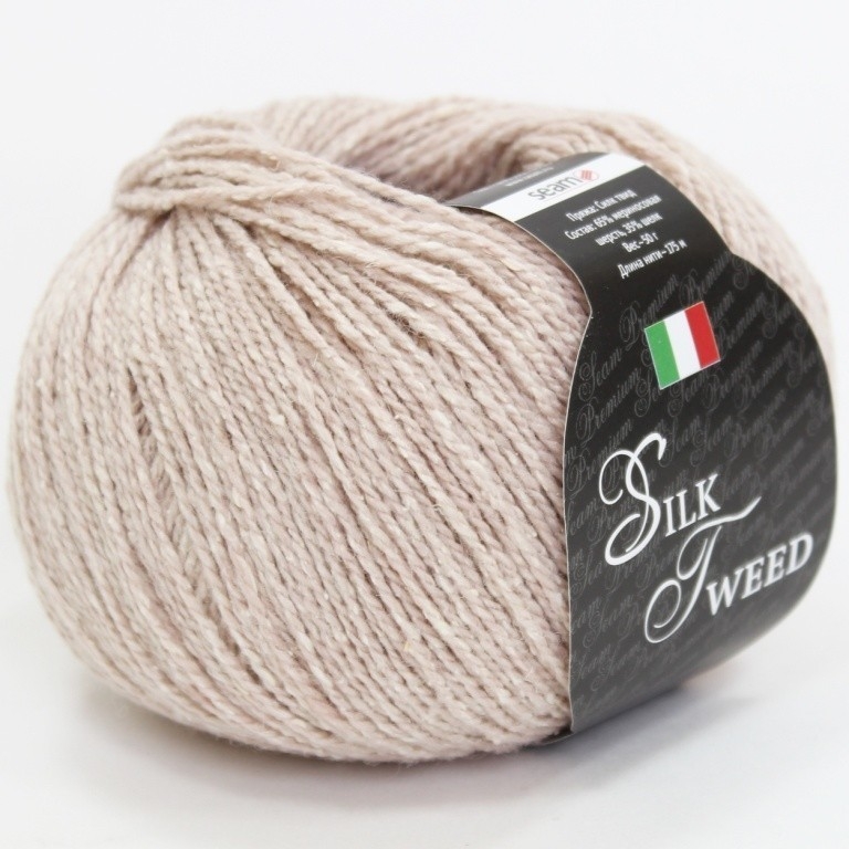 Пряжа Silk Tweed Цвет. 39 (комплект 2 шт)