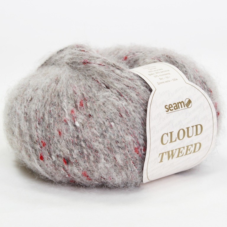 Пряжа Cloud Tweed Цвет. 52456 (комплект 2 шт)