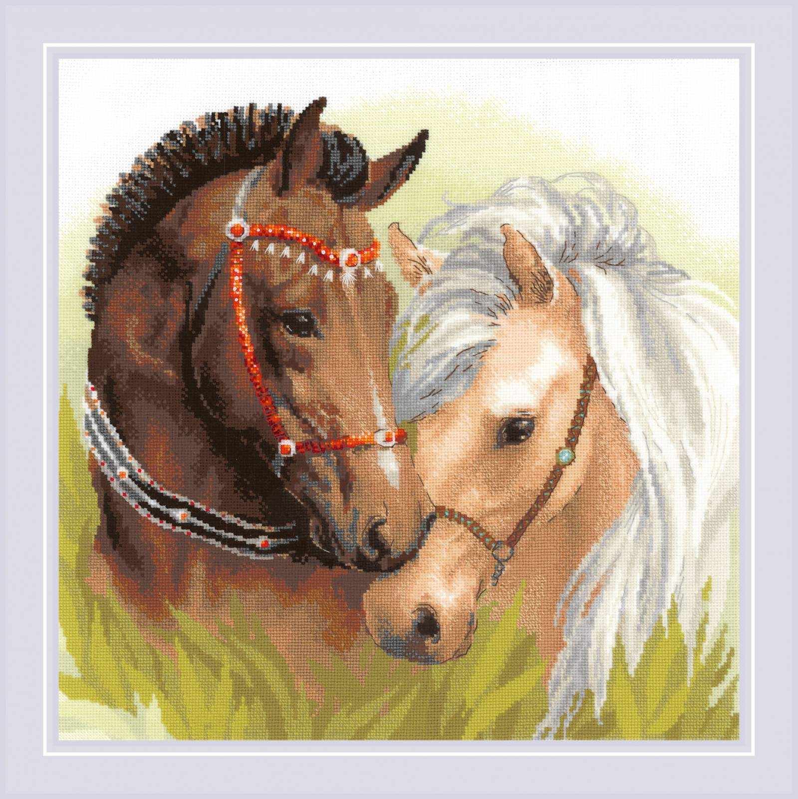 1864 "Пара лошадей"