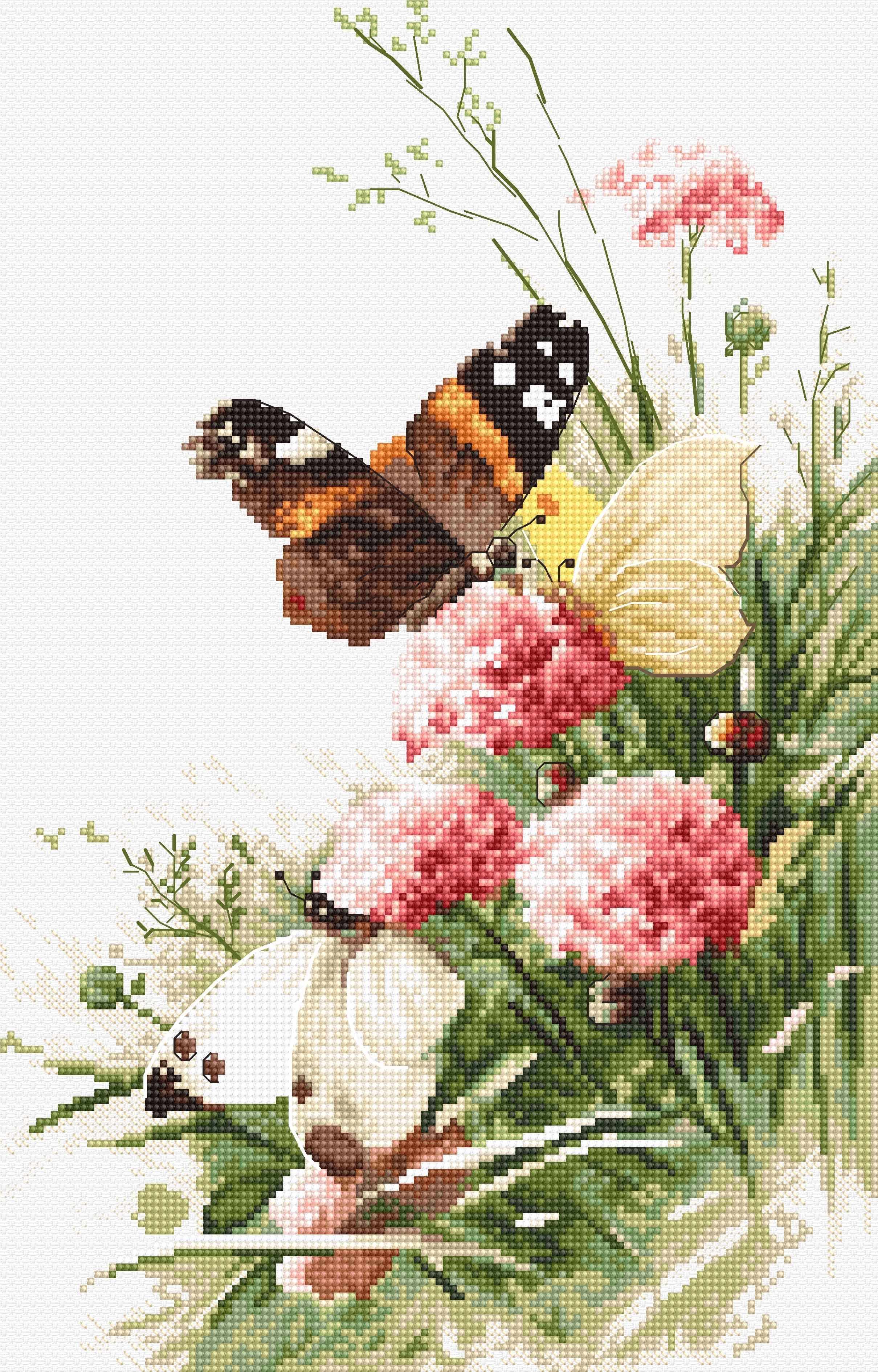938 - Бабочки в поле