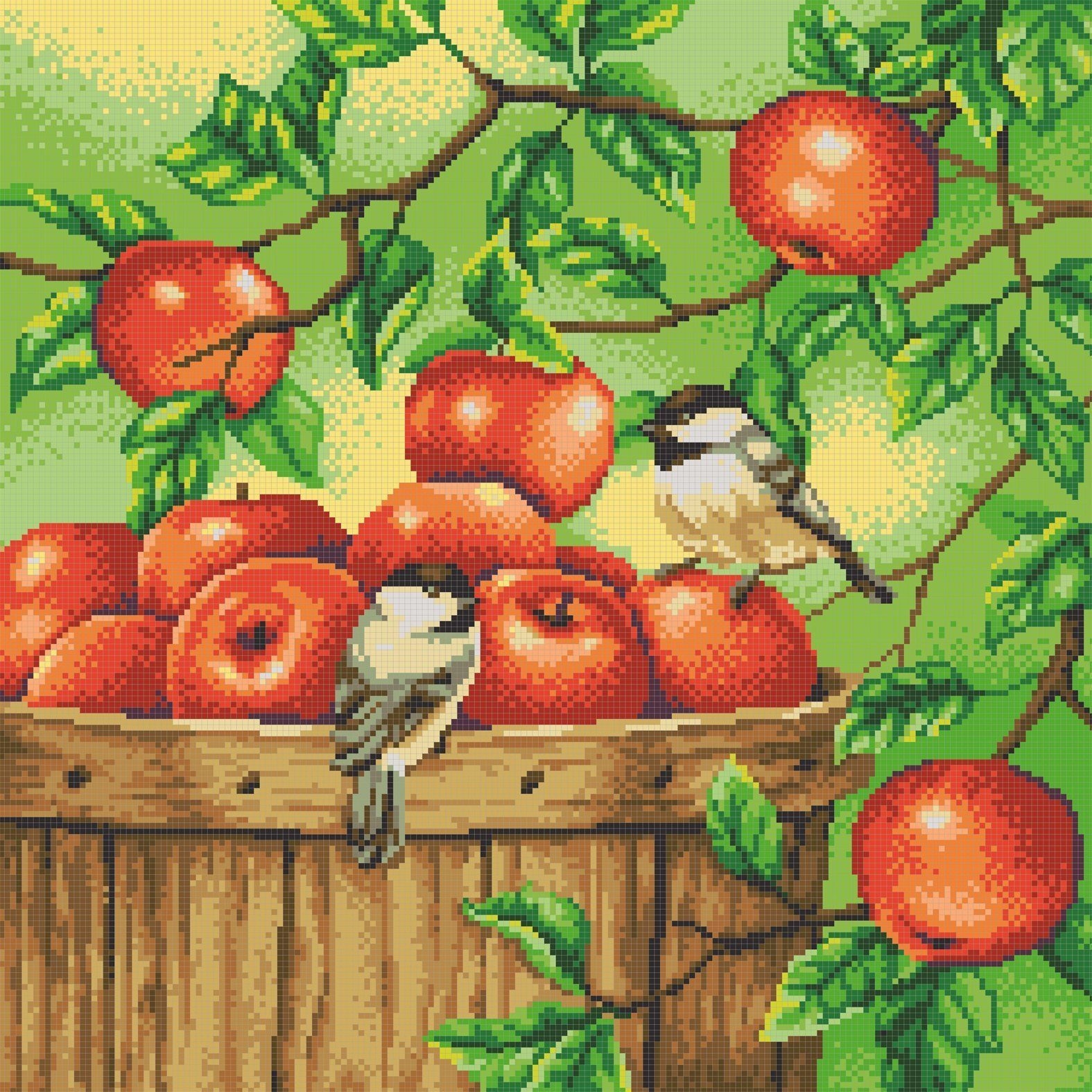 НИК 7811 "Яблоки" - схема для вышивания
