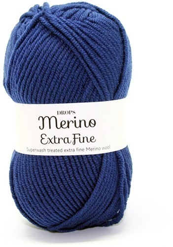 Пряжа DROPS Merino Extra Fine Цвет. 20 темно-синий (комплект 4 шт)