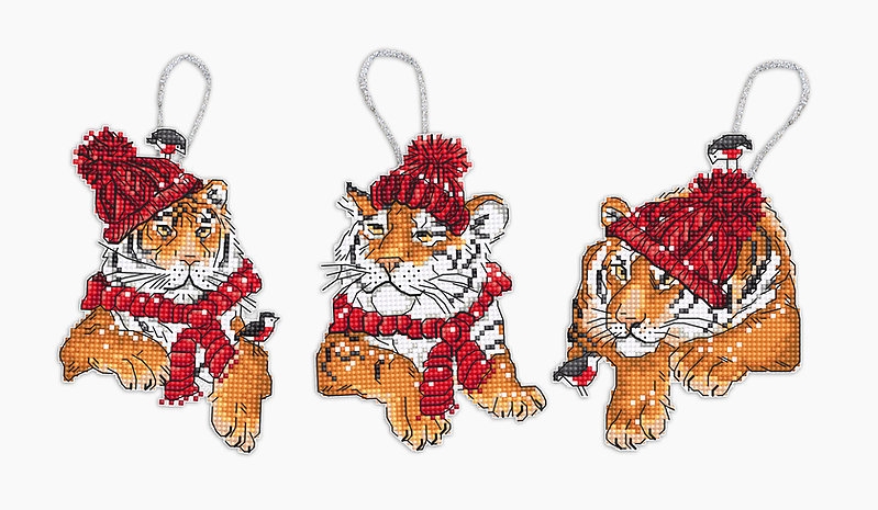 L8017 Рождественские игрушки Тигры