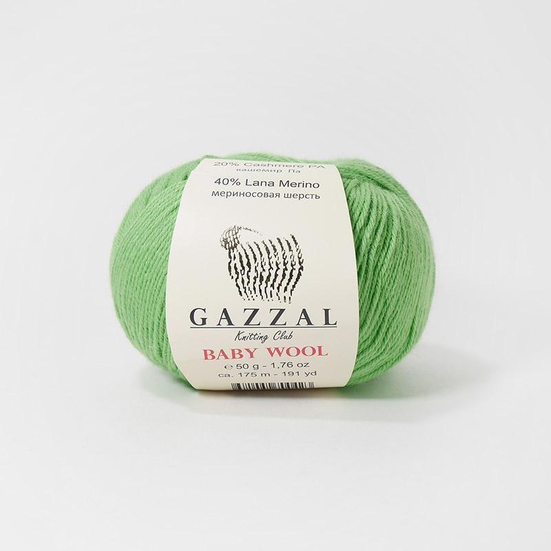 Пряжа GAZZAL Baby Wool Цвет. 821 (комплект 10 шт)