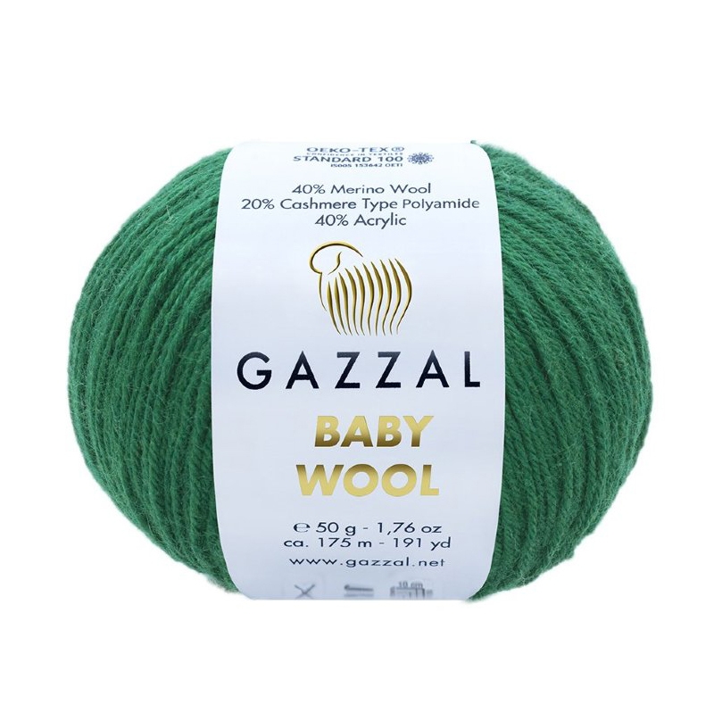 Пряжа GAZZAL Baby Wool Цвет. 814 (комплект 10 шт)