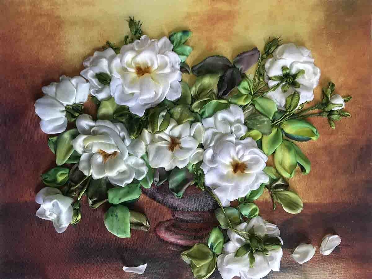 КЛ(н) 3047 "Белые розы" - набор (Каролинка)