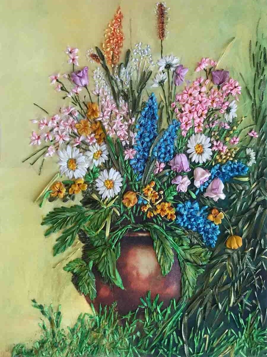 МЛ(н) 3031 "Космея и луговые цветы" Многоцветница - набор (Каролинка)