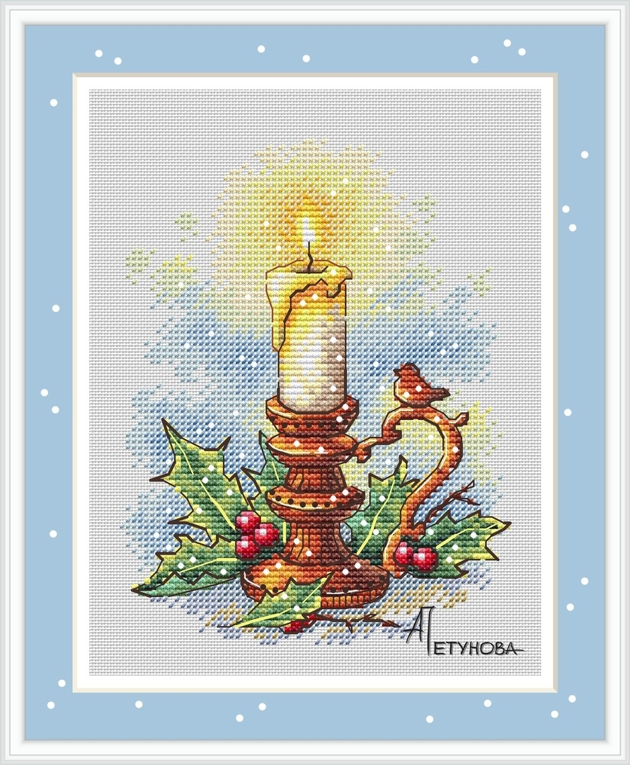 АП-241 Рождественская свеча - Электронная схема
