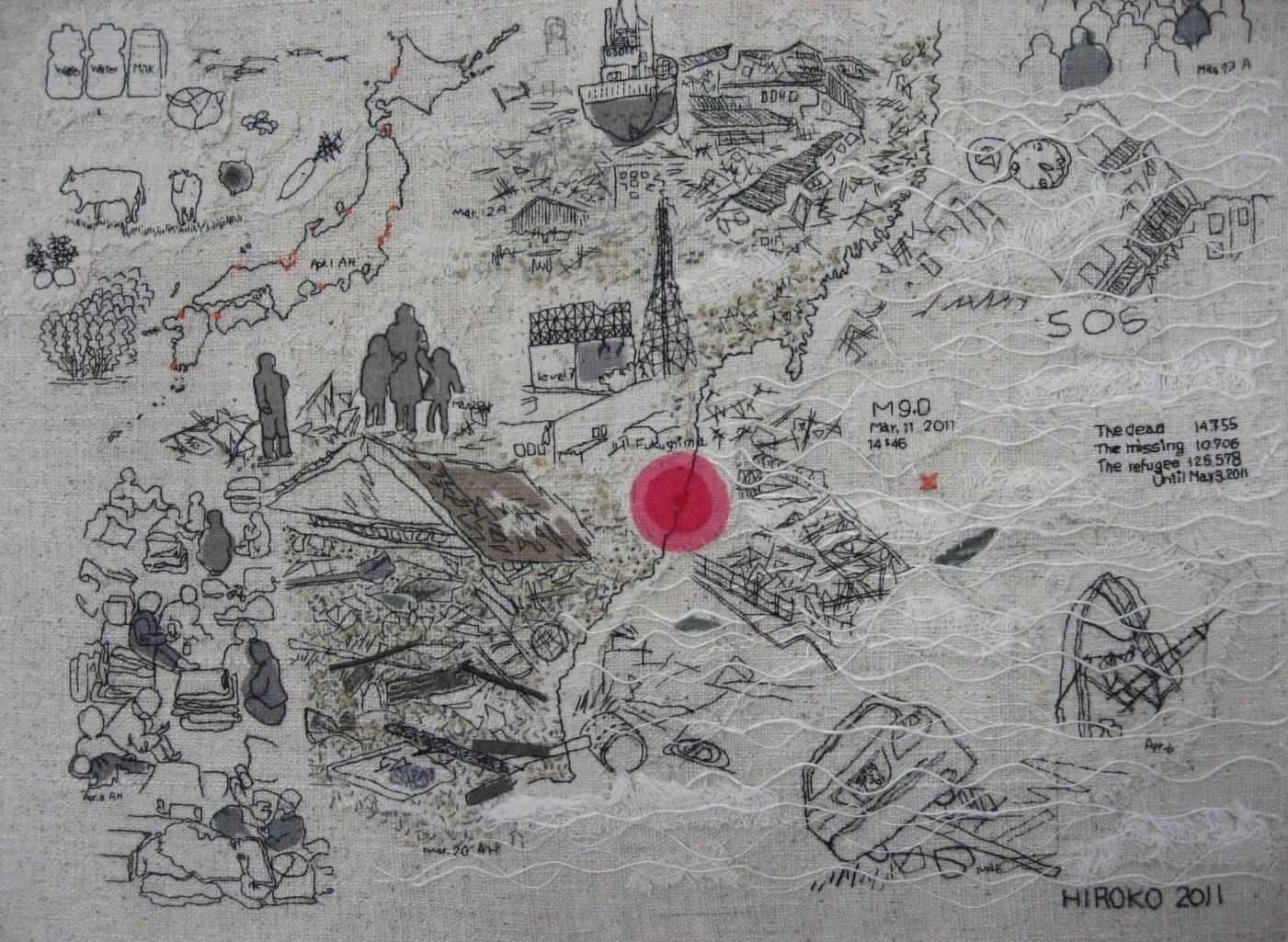 Выставка вышивки о землетрясении в Японии пройдет во Владивостоке