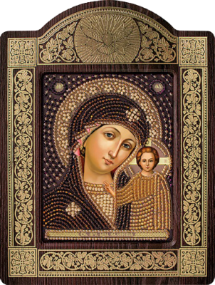Набор для вышивания иконы Nova Sloboda СН 8002 Богородица Казанская
