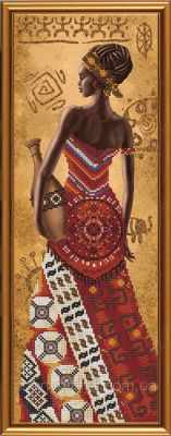 Набор для вышивания Nova Sloboda НД 2076 Африканка с кувшином