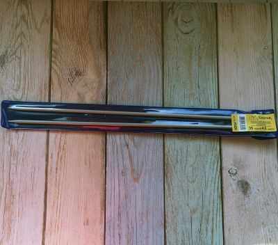 Инструмент для вязания Gamma KN2Н Спицы прямые 4,5 мм 35см инструмент для вязания gamma kn2н спицы прямые 3 0 мм 35см