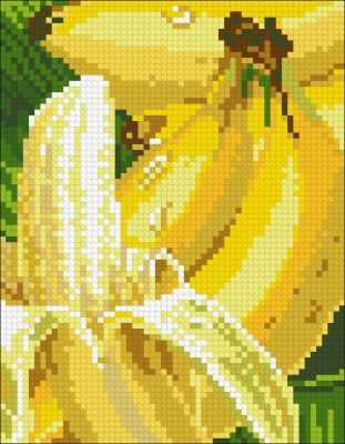 Мозаичная картина Паутинка Алмазная вышивка М275 Бананы - мозаика (Паутинка)