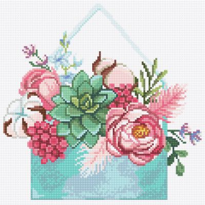Алмазная мозаика ФРЕЯ ALVK-91 Цветы в конверте