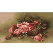 B483 Корзина с розами