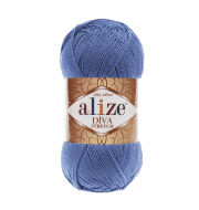Пряжа Alize DIVA STRETCH Цвет.353 Темно джинсовый