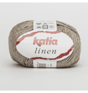 Пряжа Katia Linen Цвет.485.11 беж