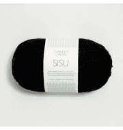 Пряжа SANDNES GARN Sisu Цвет.1099 Чёрный