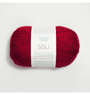 Пряжа SANDNES GARN Sisu Цвет.4228 т.красный